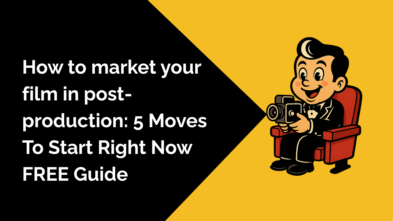 How To Market Your Film In Post-Production: 5 Moves To Start Right Now